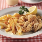Homemade scampi & chips recipe 