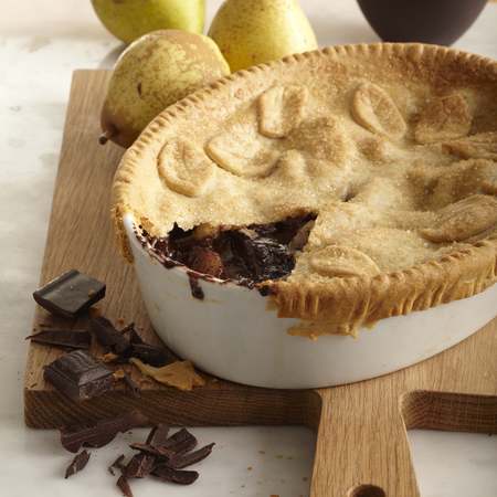 Chocolate and Pear Pie