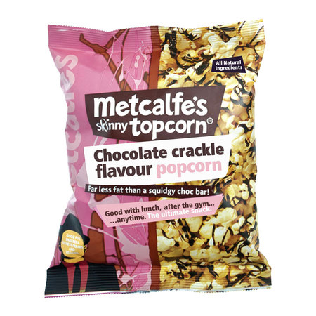 Metcalfe's Skinny Popcorn Chocolate Crackle flavour