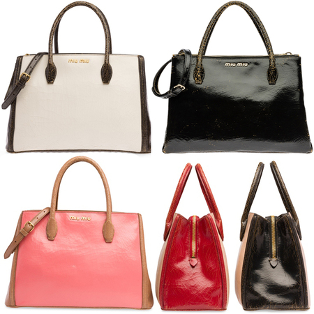Miu Miu Craquelé handbag Spring 2013