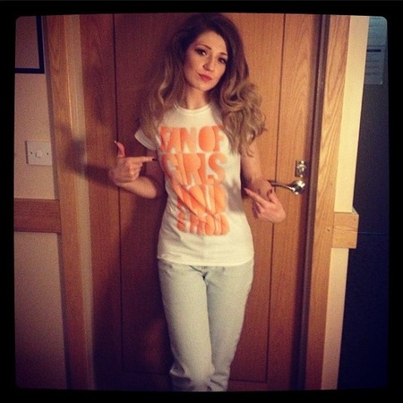 Nicola Roberts Girls Aloud tour t-shirt