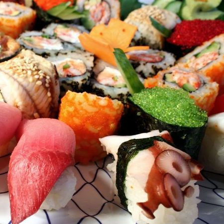 Japanese sushi dinner