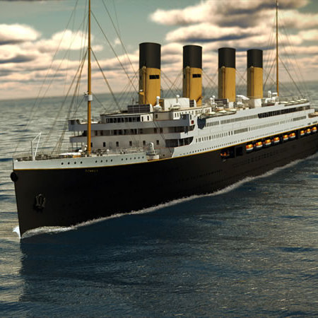 Inside Titanic II replica ship