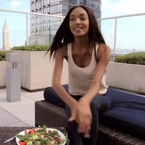 WATCH: Jourdan Dunn makes a spicy Asian beef salad