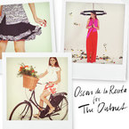 Olivia Palermo wears Oscar de la Renta for The Outnet
