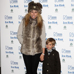 Stacey Solomon and son Zach