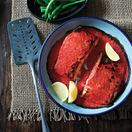 Tandoori Salmon Flora Cuisine recipe