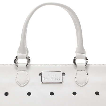 lulu guinness' amelia tote bag collection for spring/summer 2013 white spotty