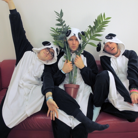 Mcfly in panda onesies