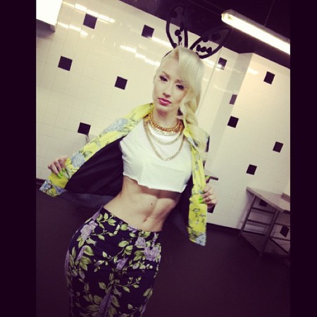 Iggy Azalea abs and bunny ears