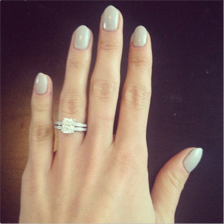 Millie Mackintosh shows off shellac nails