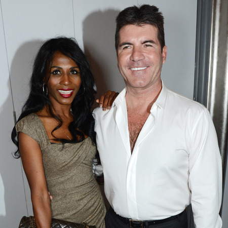 Sinitta and Simon Cowell attend the Health Lottery champagne tea at Claridges