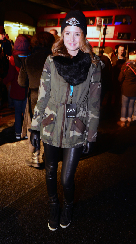 Millie Mackintosh at Professor Green's Barclaycard Contactless gig