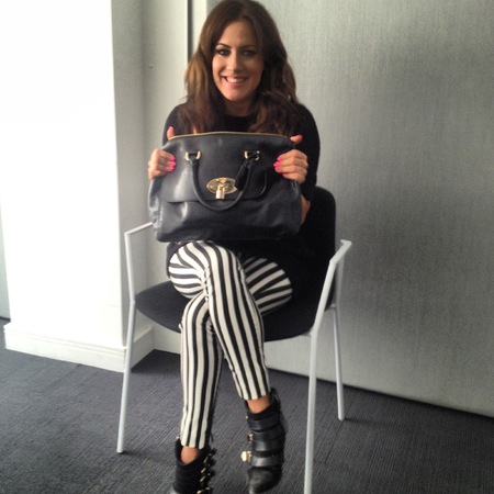 Caroline Flack with Mulberry Del Rey