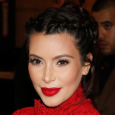 Celebrities wearing red lipstick