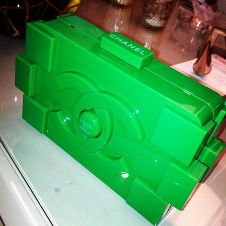 Kim Kardashian Chanel Lego clutch bag
