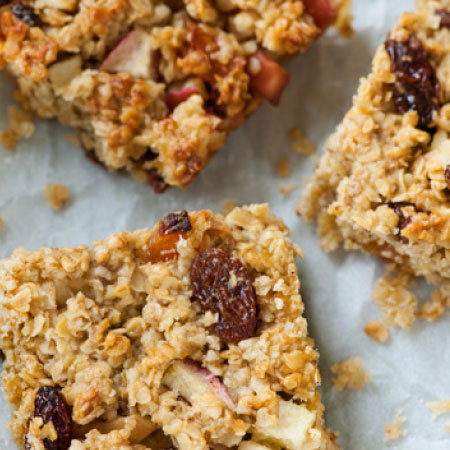 Apple, apricot and sultana squares