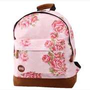 Mi-Pac Floral Pink Rose Print Backpack