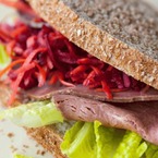 Leftover beef sandwiches
