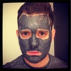 Michael Buble's face mask? GLAMGLOW Super Mud