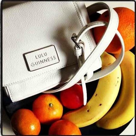Lulu Guinness' new Verity bag in chalk white leather, £275