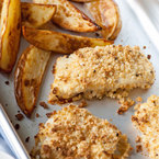 Homemade fish and chips