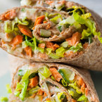 Salmon and Cucumber wraps