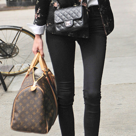 Alex Chung with Chanel and Louis Vuitton bags - personalised Louis Vuitton luggage - Louis vuitton bags - celebrity bag style - fashion news - handbag.com