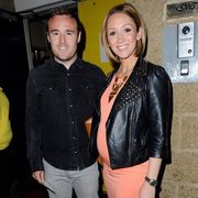 Pregnant Lucy Jo Hudson wears orange to Beyonce gig