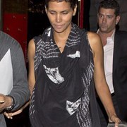 Halle Berry wearing flattering wrap dress
