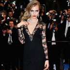CANNES: Cara Delevingne in Burberry at Great Gatsby
