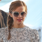 CANNES: Emma Watson's French plait and pink lips