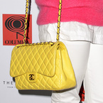 CELEBRITY BAGS: Rita Ora's yellow Chanel bag