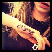 Cara Delevingne new tattoo
