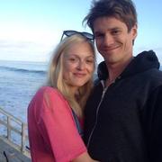 Fearne Cotton goes makeup free for holiday snap with Jesse Wood