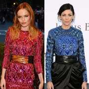 Kate Bosworth and Liberty Ross wear same Balmain