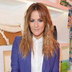 Caroline Flack suits up in chic Acne tailoring