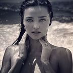 Miranda Kerr topless for Kora Organics shoot