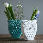 Owl design vases