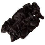 Frill Bow Black Garter