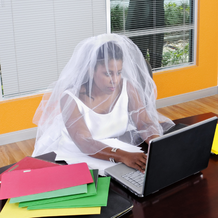 Wedding dress office, organising, big day
