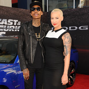 Amber Rose and Wiz Khalifa at Fast and Furious 6 premiere