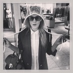 Caroline Flack starts shopping for Glastonbury