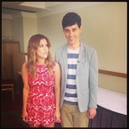 Caroline Flack & Matt Richardson film Xtra Factor
