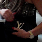 Lauren Goodger Louis Vuitton clutch bag