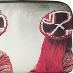Mario Testino designs printed clutch bags