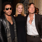 Nicole Kidman, Lenny Kravitz and Keith Urban meet at Country Music Awards