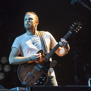 Caleb Followill performing with Kings of Leon 2013