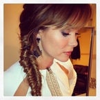 Amanda Holden BGT fishtail plait by Ben Cooke