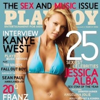 Jessica Alba on the cover of Playboy